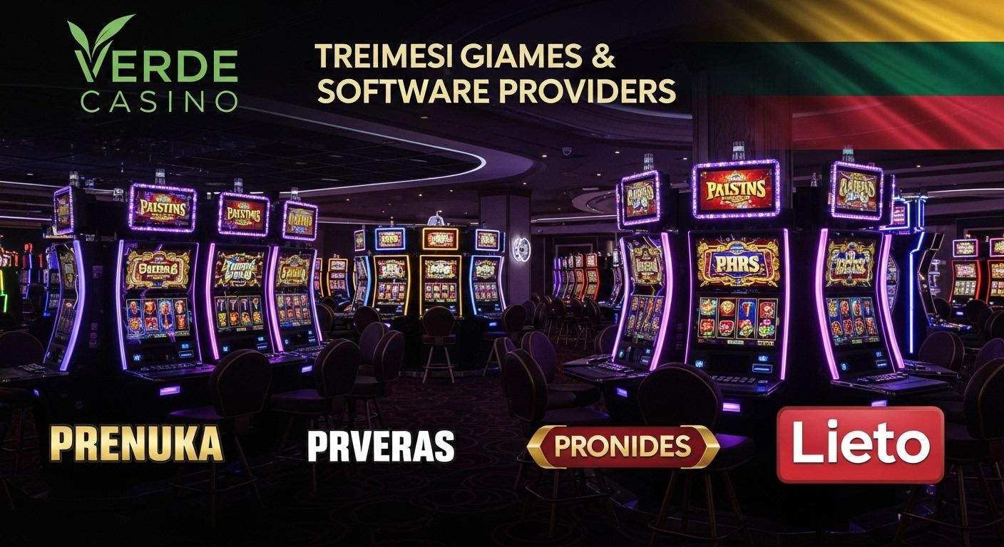 Žaidimų ir programinės įrangos tiekėjai verde casino com 